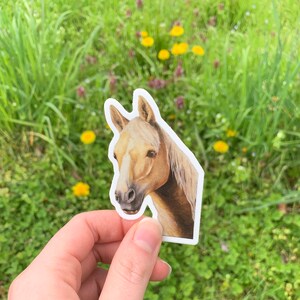 Tan Horse Sticker