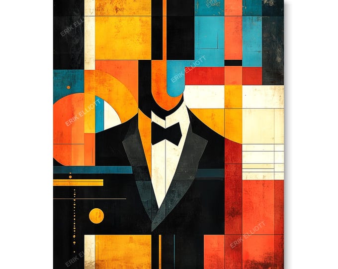 Modern Art Print 8x10 Photo Art-Deco Mid Century