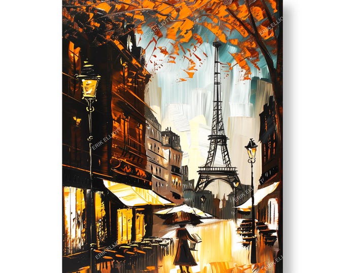 Paris France 8x10 Art Photo Print Eiffel Tower