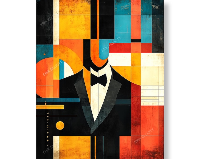 Modern Art Print 8x10 Photo Art-Deco Mid Century