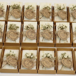 Mini sapone per regali di nozze, bomboniere con sapone floreale, bomboniere con sapone personalizzate per gli ospiti del matrimonio, saponi fatti a mano per gli ospiti