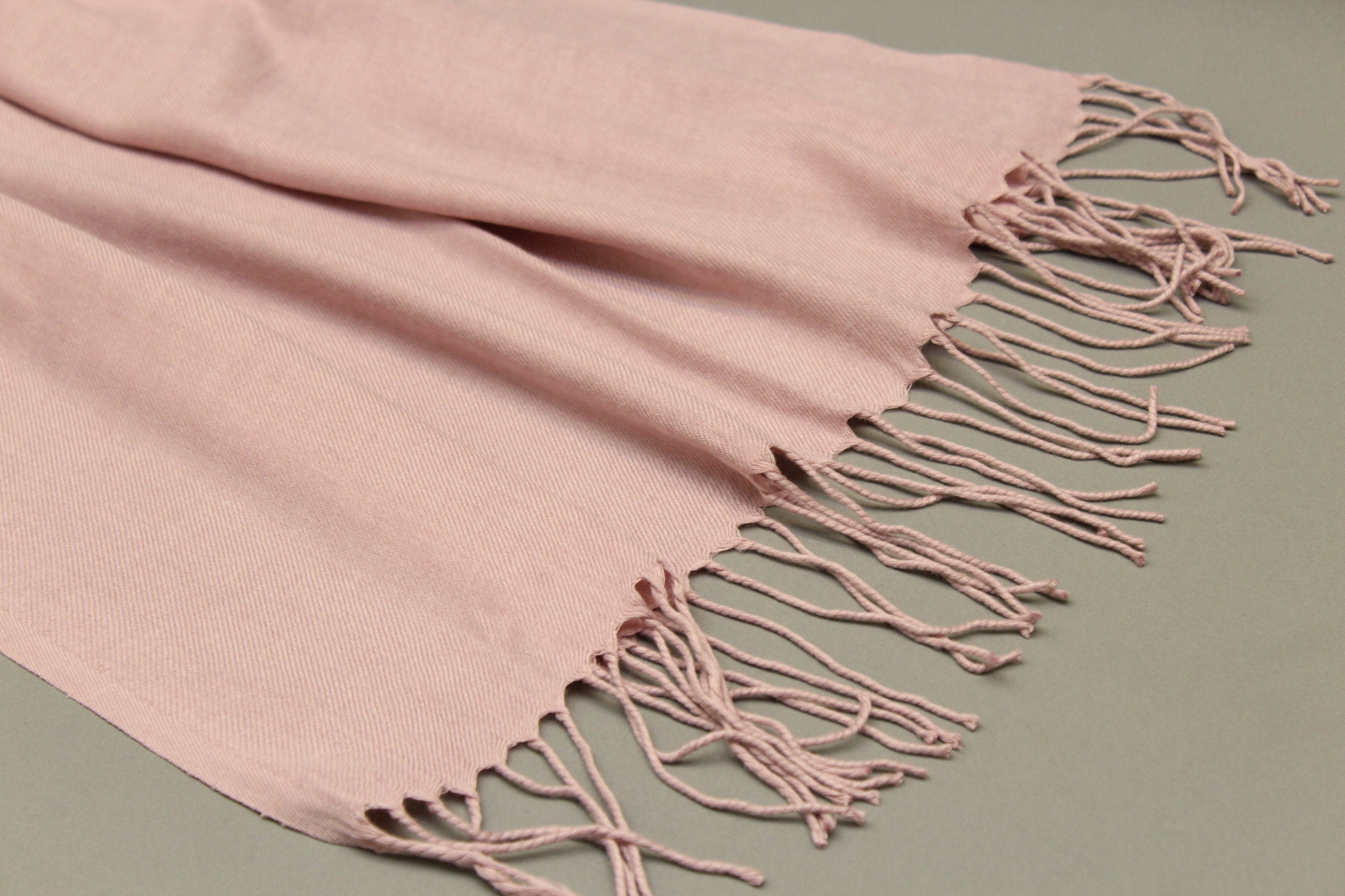 blush pink pashmina shawl