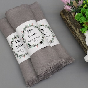 Sparkly Pashmina Shawl, Gray Pashmina Shawl Wedding, Glitter Pashmina, Personalized Bridesmaid Shawl, Bridesmaid Proposal, Wedding Shawl