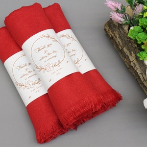 Sparkly Pashmina Shawl, Red Pashmina Shawl Wedding, Glitter Pashmina, Personalized Bridesmaid Shawl, Bridesmaid Proposal, Wedding Shawl