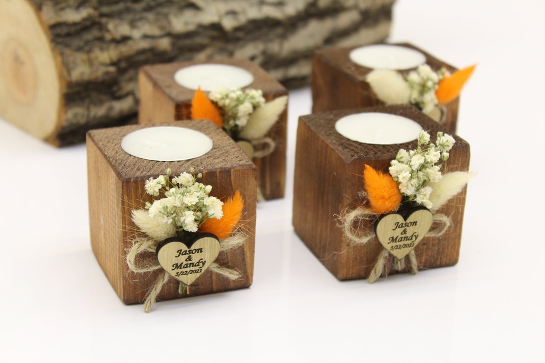 Wedding Favors for Guests in Bulk, Personalized Candle Wedding Favors ...