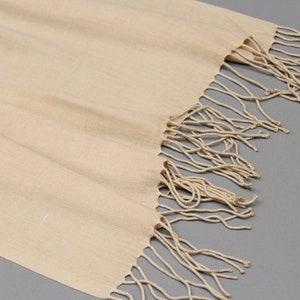 champagne pashmina shawl