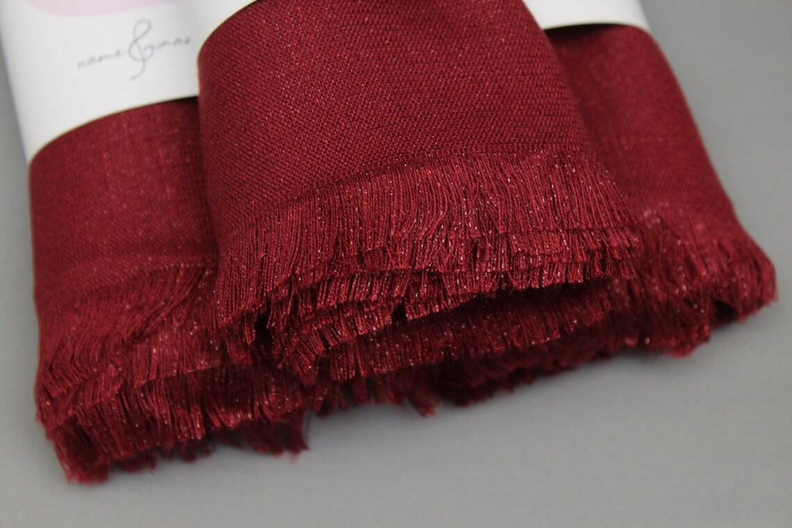 burgundy pashmina for wedding