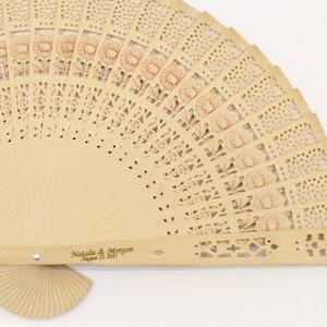 Custom Wedding Fans Wedding Favors For Guests in Bulk Custom Hand Fan Bridal Shower Favors Summer Wedding Rustic Favors Unique Wedding Favor