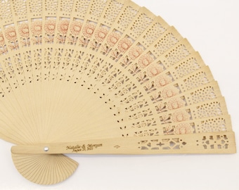 Custom Wedding Fans Wedding Favors For Guests in Bulk Custom Hand Fan Bridal Shower Favors Summer Wedding Rustic Favors Unique Wedding Favor