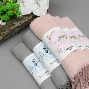 50 pcs Pashmina Shawl, Pashmina Shawl Wedding, Pashminas in Bulk, Pashmina Scarf, Bridal Shower Favors, Wedding Favors for Guests in Bulk