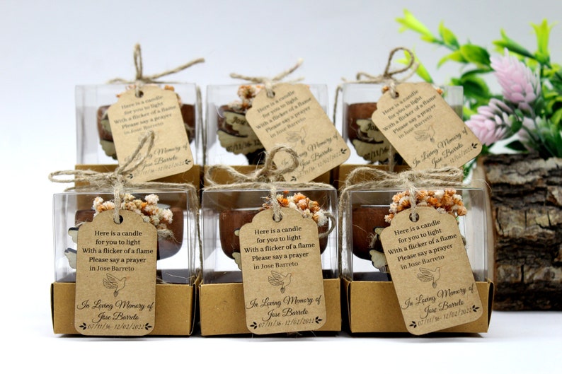 Personalized Funeral Favors for Guest in Loving Memory Etsy