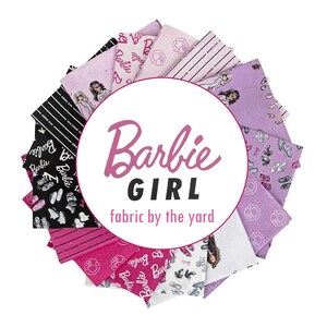 Barbie Sparkle Cotton Fabric
