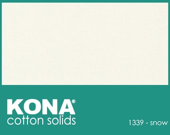 Kona Cotton Fabric by the Yard - 1339 Snow