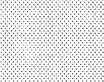 Firefighter Star Cotton Fabric by the Yard - Hold the Line Tiny Stars White - Windham Fabrics 52222-1