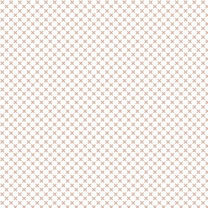Metallic Kisses Cotton Fabric by the Yard - Kisses on White Rose Gold  - Riley Blake SC220-ROSEGOLD