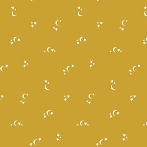 Fall Cotton Fabric by the Yard - Seasonal Basics Moons Curry - Riley Blake C653-CURRY