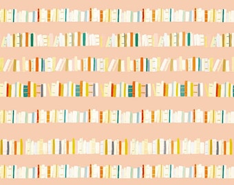 Littlest Family's Big Day Cotton Fabric by the Yard - Littlest Family's Big Day Library Blush - Riley Blake C11495-BLUSH