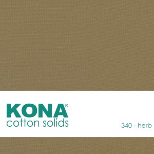 Kona Cotton Fabric by the Yard - 340 Herb