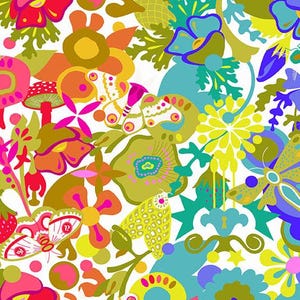 Alison Glass Cotton Fabric by the Yard - Color Wheel Art Theory Whole Cloth Day - Alison Glass for Andover A-1441-L