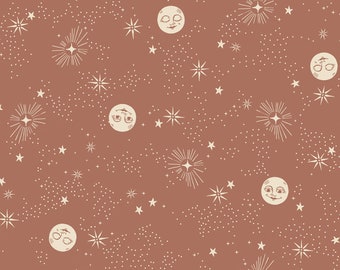 Halloween Cotton Fabric by the Yard - Good Spirits Wise Moons Smores - Ruby Star Society RS5136-11