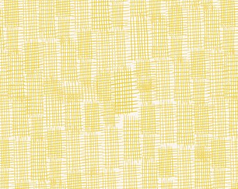 Blender Cotton Fabric by the Yard - Fresh Linen Golden Linen - Katie O'Shea for Art Gallery FRE32313