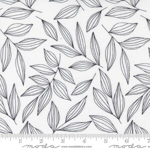 Create Cotton Fabric by the Yard Create Leaves Paper Alli K for Moda 11522-11 image 2