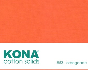 Kona Cotton Fabric by the Yard - 853 Orangeade