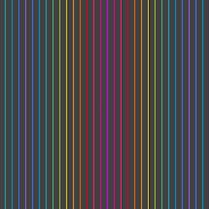 Alison Glass Cotton Fabric by the Yard - Color Wheel Spectrum Stripes Night - Alison Glass for Andover A-1447-K