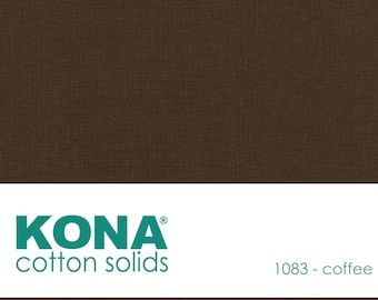 Kona Cotton Fabric by the Yard - 1083 Coffee