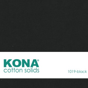 Kona Cotton Fabric by the Yard - 1019 Black