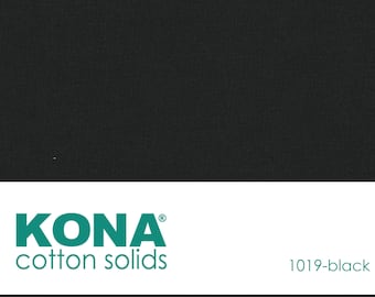 Kona Cotton Fabric by the Yard - 1019 Black