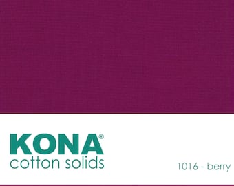 Kona Cotton Fabric by the Yard - 1016 Berry