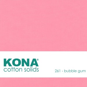 Kona Cotton Fabric by the Yard - 261 Bubble Gum