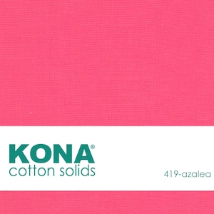 Kona Cotton Fabric by the Yard - 419 Azalea