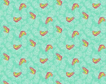 Tula Pink Cotton Fabric by the Yard - Full Moon Forest II Sofishticated Enchanted - Free Spirit PWTP249.ENCHANTED