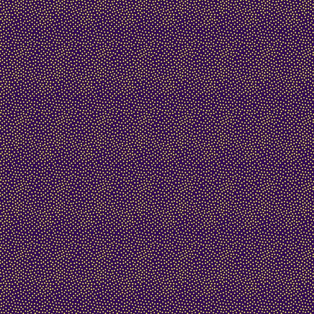 Dot Cotton Fabric by the Yard Garden Pindot Purple Metallic Michael