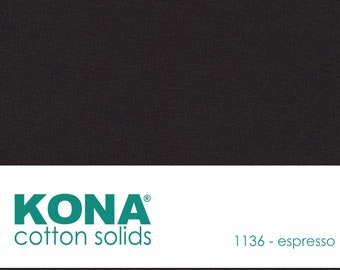 Kona Cotton Fabric by the Yard - 1136 Espresso