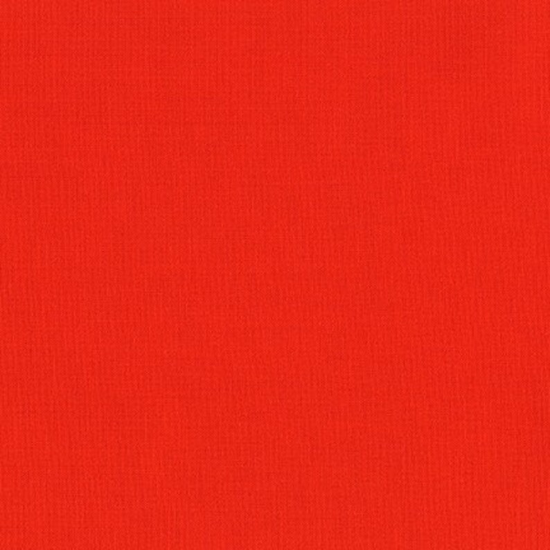 Kona Cotton Fabric by the Yard 1838 Chili Etsy