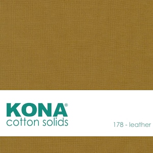 Kona Cotton Fabric by the Yard - 178 Leather