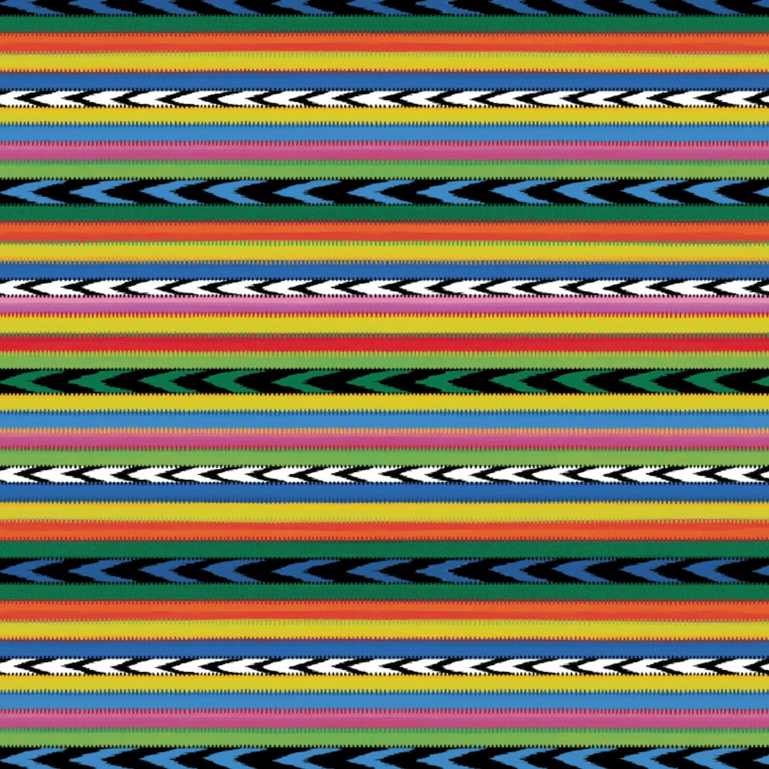 Southwest Stripe Cotton Fabric by the Yard Canyonlands Fiesta Stripe
