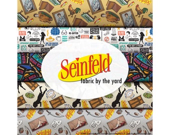 Seinfeld Cotton Fabric by the Yard - The Seinfeld Collection by Camelot