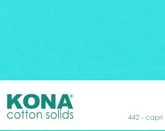 Kona Cotton Fabric by the Yard - 442 Capri