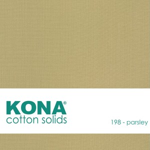 Kona Cotton Fabric by the Yard - 198 Parsley