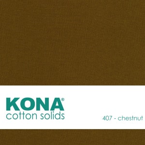 Kona Cotton Fabric by the Yard - 407 Chestnut
