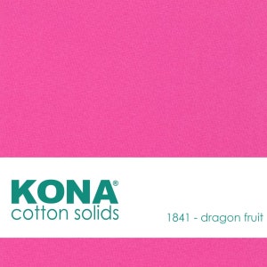 Kona Cotton Fabric by the Yard - 1841 Dragonfruit