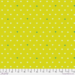 Tula Pink Cotton Fabric by the Yard - Tula Pink Besties Unconditional Love Clover - Free Spirit PWTP221.CLOVER