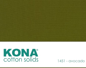 Kona Cotton Fabric by the Yard - 1451 Avocado