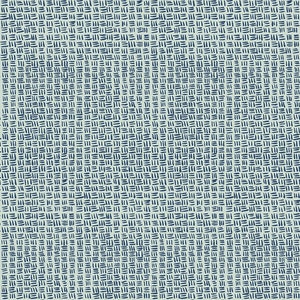 May include: A seamless pattern of small, dark blue lines arranged in a grid pattern on a light blue background.