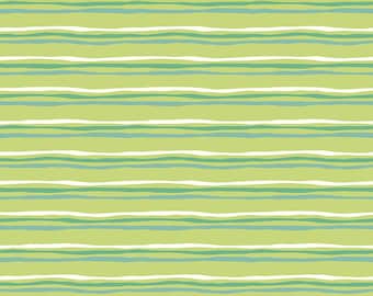 Riptide Collection Fabric by the Yard - Stripes Lime - Riley Blake C10304-LIME