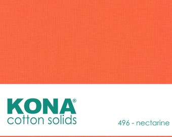 Kona Cotton Fabric by the Yard - 496 Nectarine